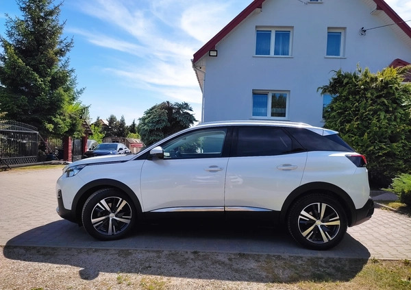 Peugeot 3008 cena 81900 przebieg: 186380, rok produkcji 2019 z Lipsko małe 497